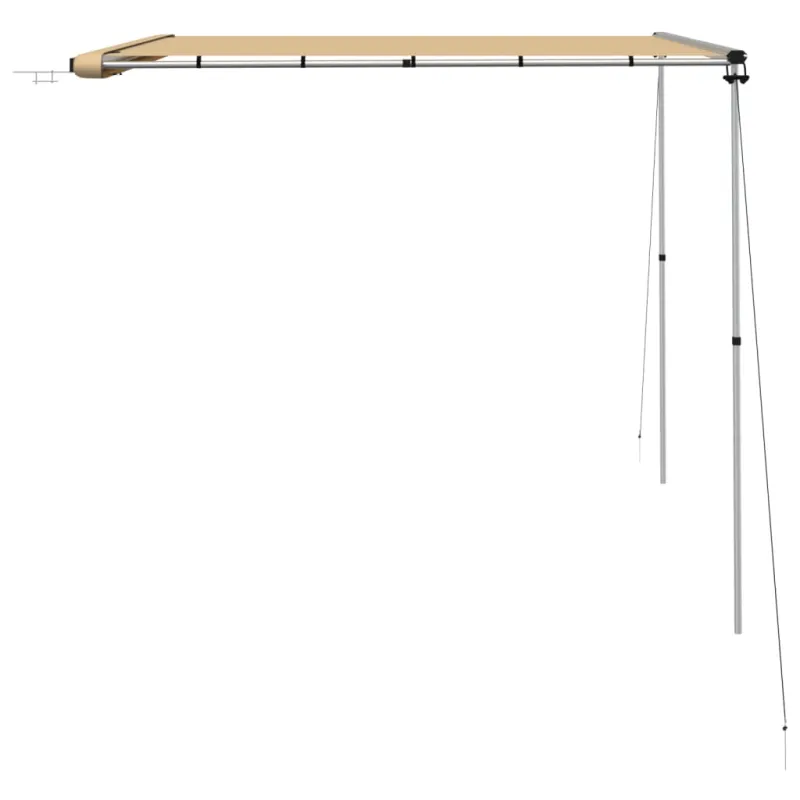 Markizė nameliui ant ratų, smėlio spalvos, 3x2,5x2,15m
