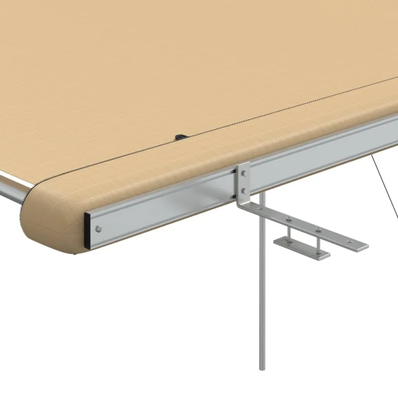 Markizė nameliui ant ratų, smėlio spalvos, 3x2,5x2,15m