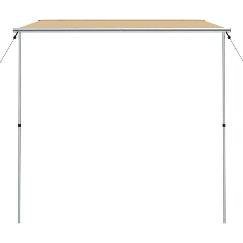 Markizė nameliui ant ratų, smėlio spalvos, 2,4x3x2,15m