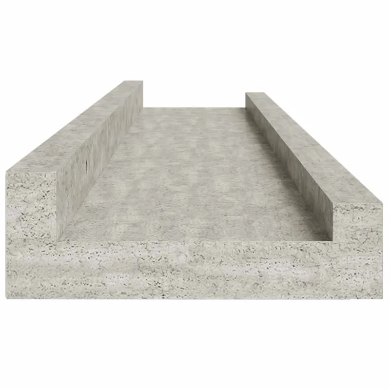 Sieninės lentynos, 2vnt., betono pilkos spalvos, 80x9x3cm