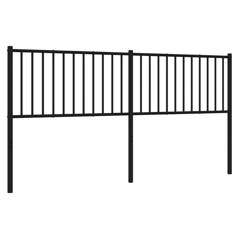 Metalinis pakaitinis galvūgalis, juodos spalvos, 180cm