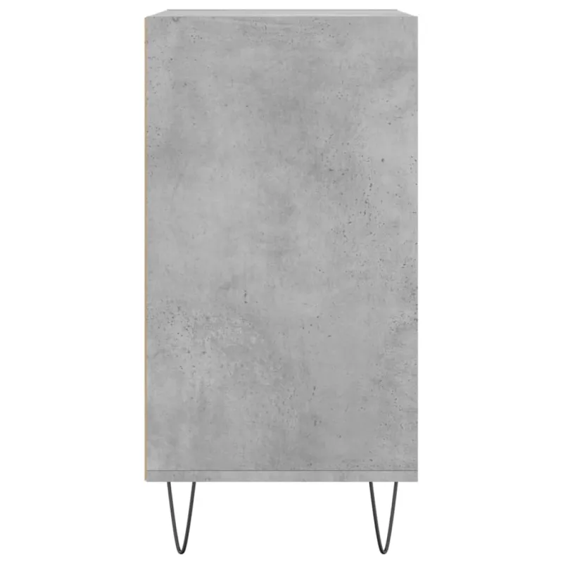 Šoninė spintelė, betono pilka, 57x35x70cm, apdirbta mediena