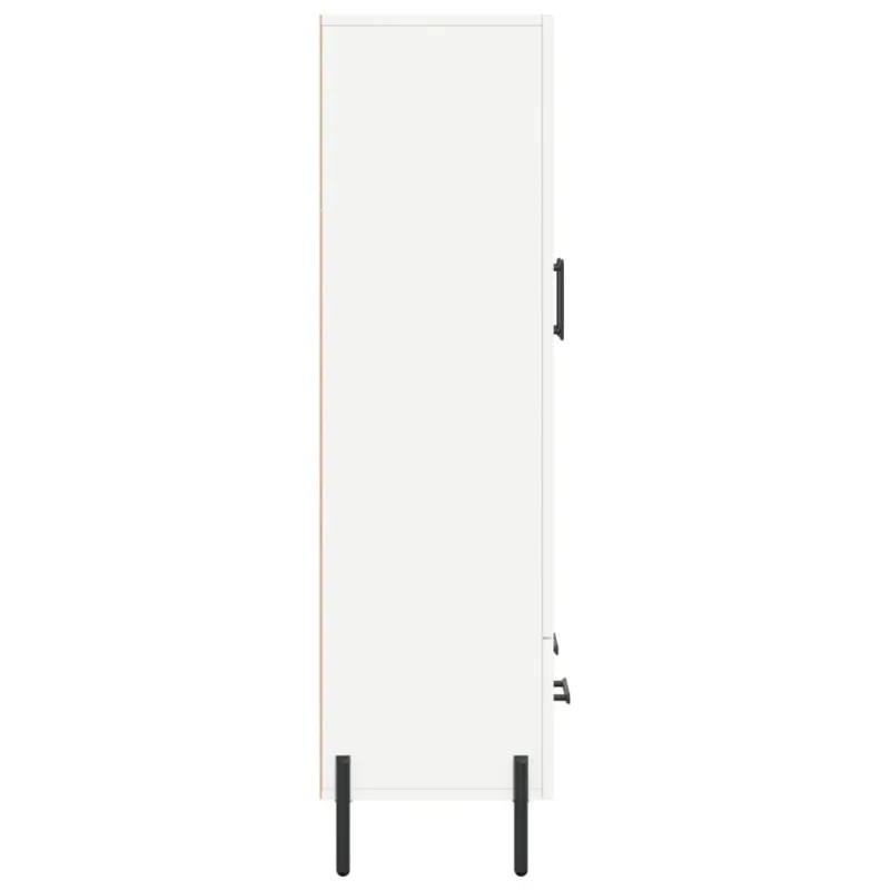 Komoda, baltos spalvos, 69,5x31x115cm, apdirbta mediena