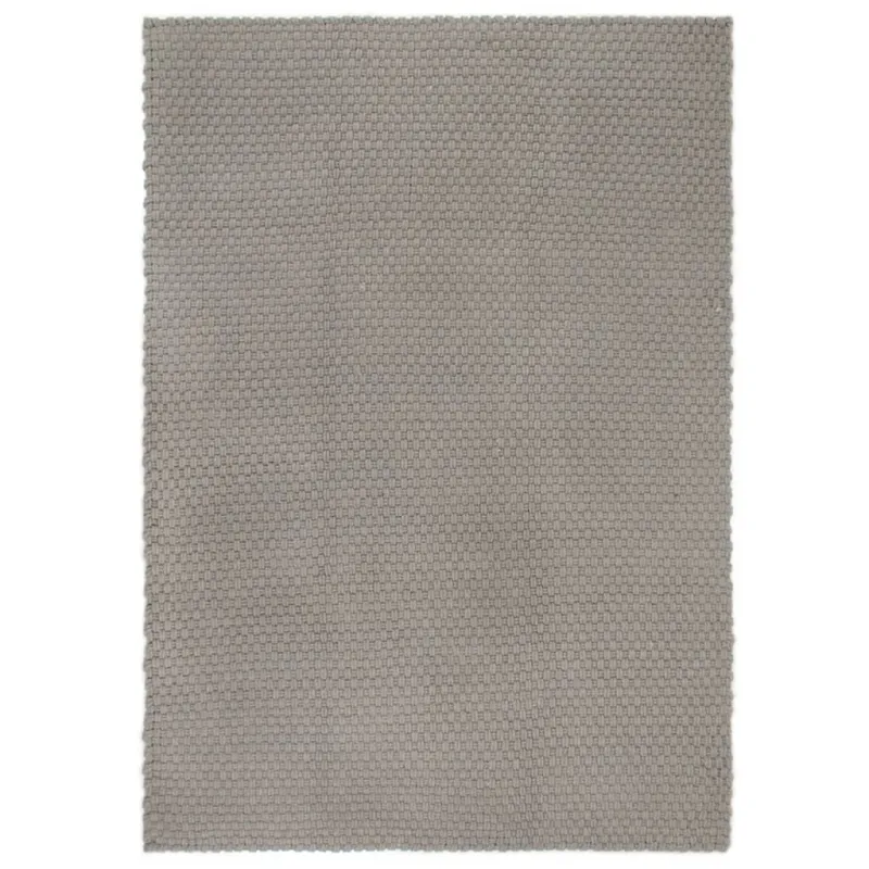 Kilimas, pilkos spalvos, 160x230cm, medvilnė, stačiakampis
