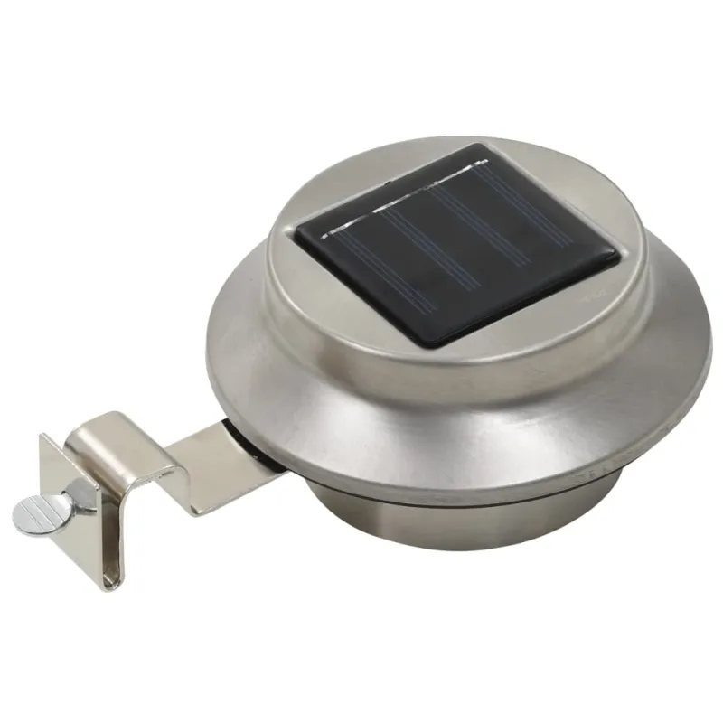 Saulės energija įkraunami lauko LED šviestuvai, 6vnt., 12cm