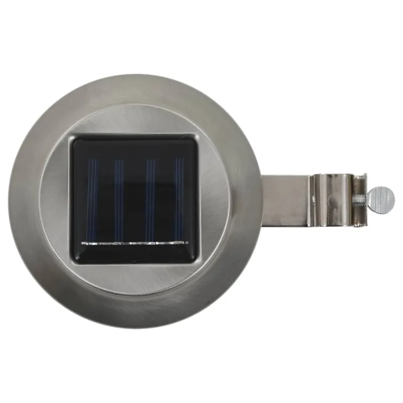 Saulės energija įkraunami lauko LED šviestuvai, 6vnt., 12cm