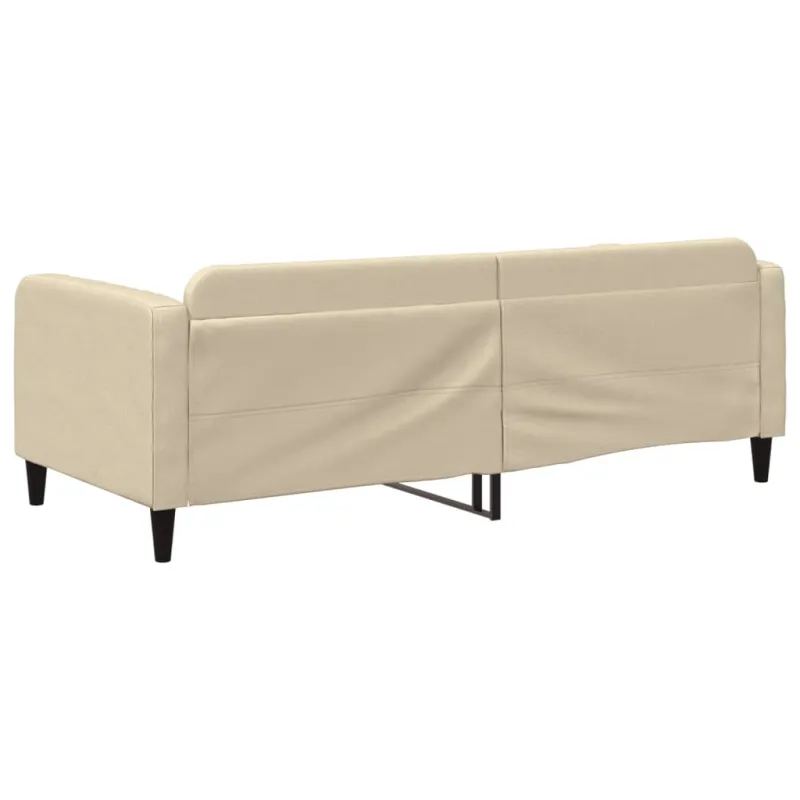 Sofa, kreminės spalvos, 90x200cm, audinys