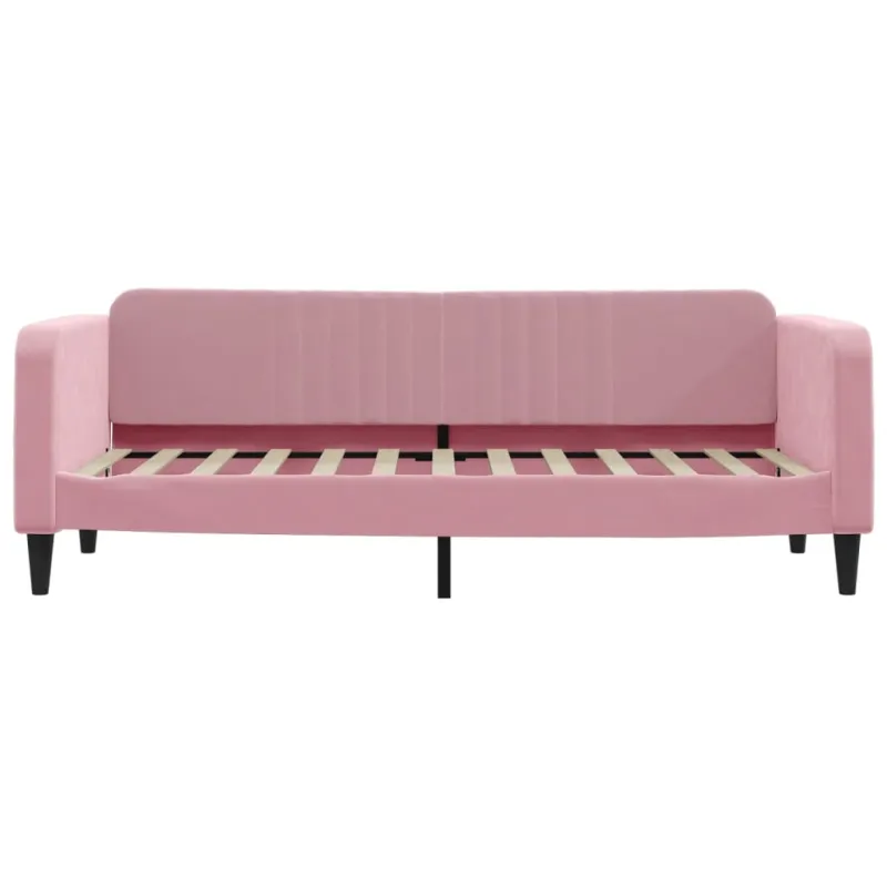 Sofa, rožinės spalvos, 80x200cm, aksomas