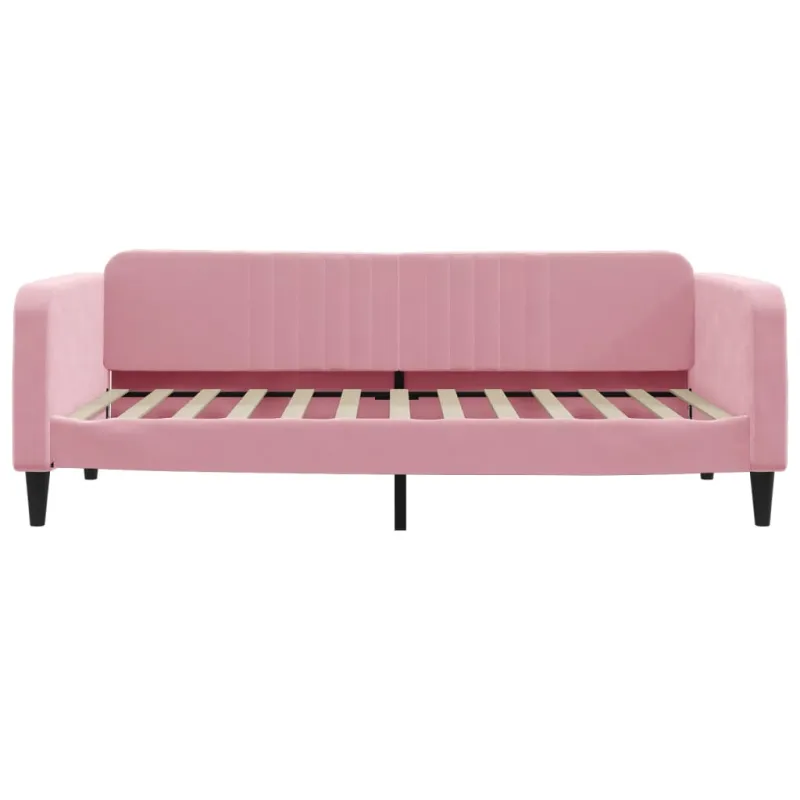 Sofa, rožinės spalvos, 100x200cm, aksomas