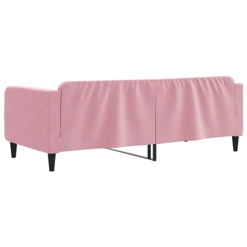 Sofa, rožinės spalvos, 100x200cm, aksomas