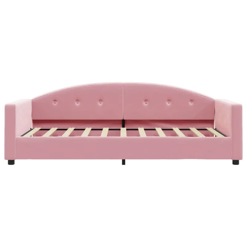 Sofa, rožinės spalvos, 80x200cm, aksomas