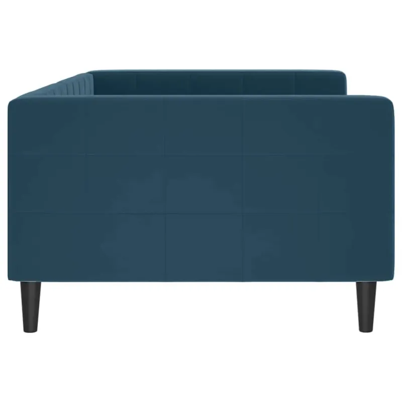 Sofa, mėlynos spalvos, 100x200cm, aksomas