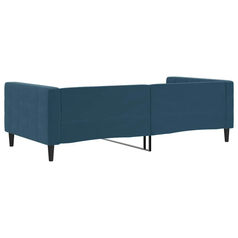 Sofa, mėlynos spalvos, 100x200cm, aksomas