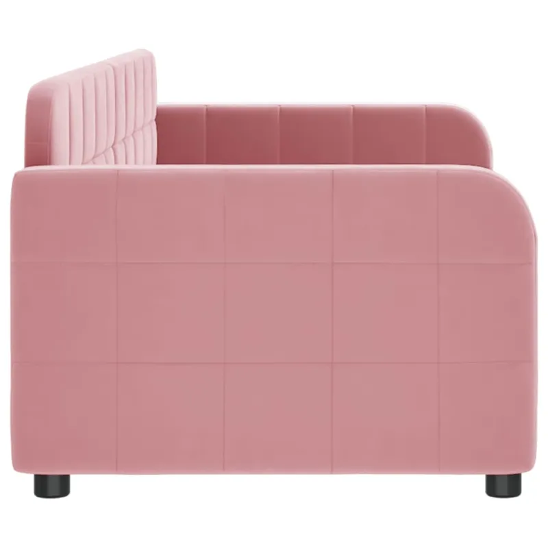 Sofa, rožinės spalvos, 80x200cm, aksomas
