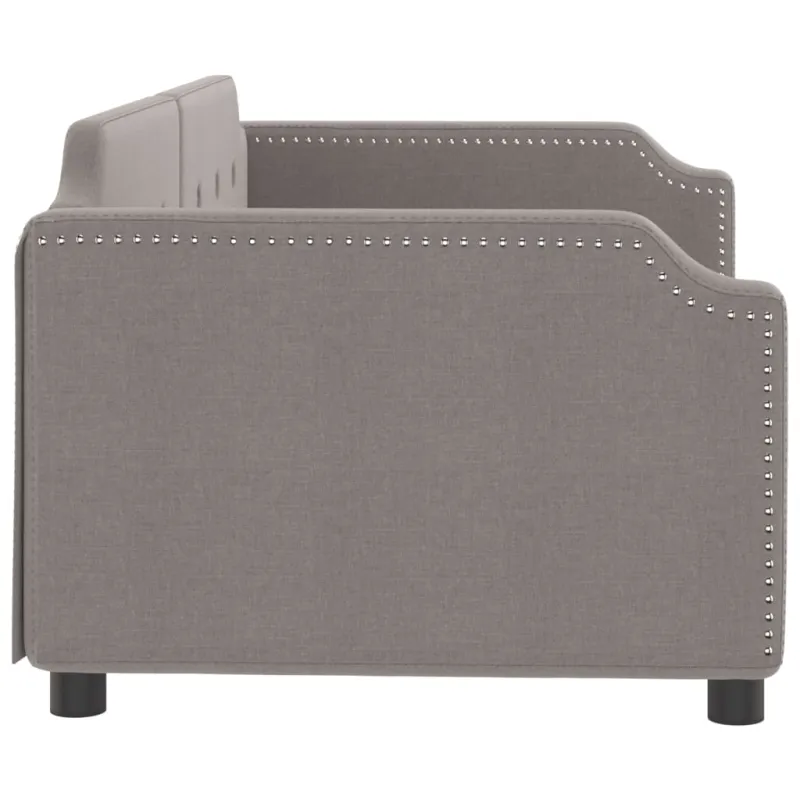 Sofa, taupe spalvos, 90x200cm, audinys