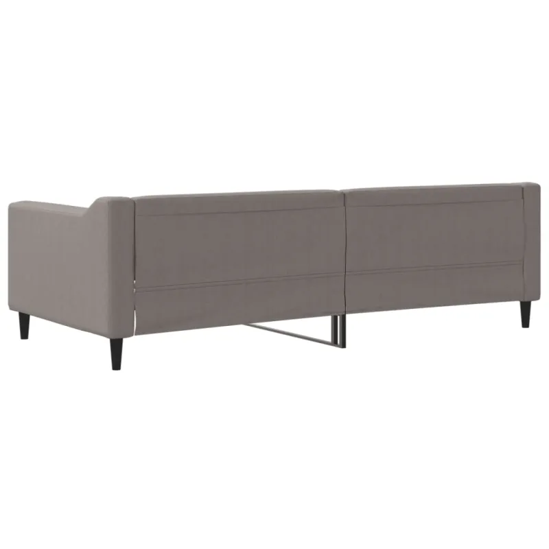 Sofa, taupe spalvos, 90x200cm, audinys