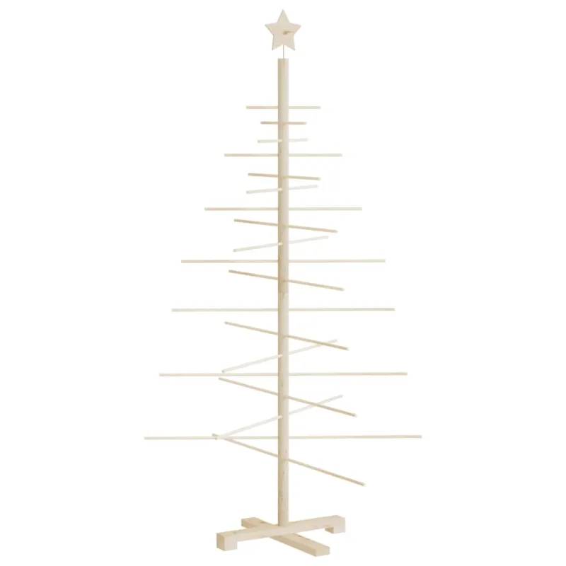 Medinė Kalėdų eglutė, 150cm, pušies medienos masyvas