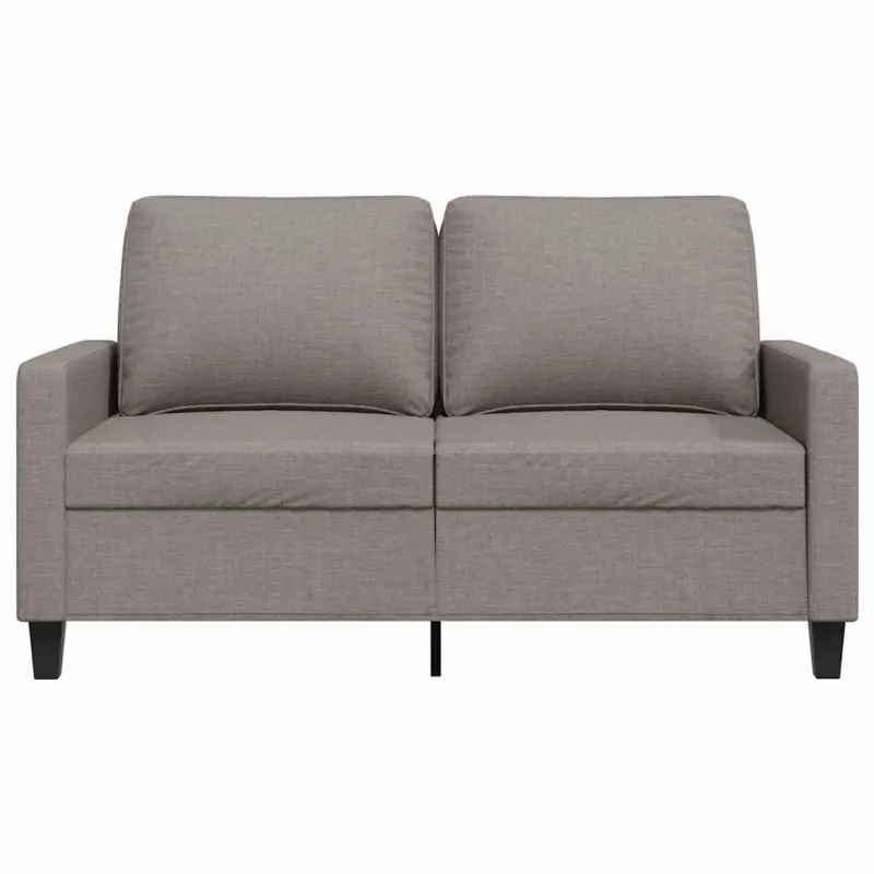 Dvivietė sofa, taupe spalvos, 120cm, audinys