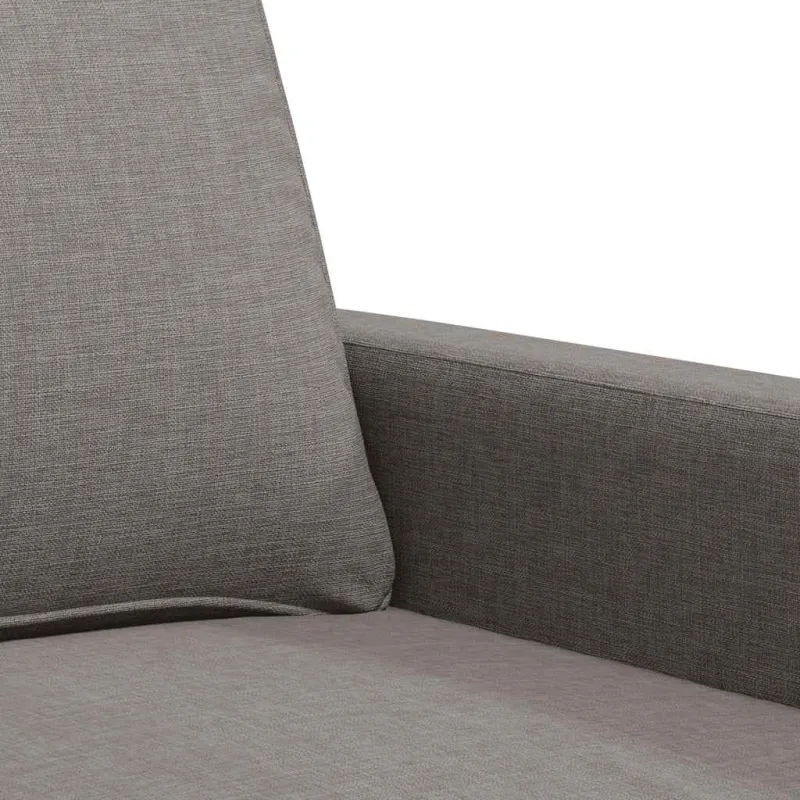 Dvivietė sofa, taupe spalvos, 120cm, audinys