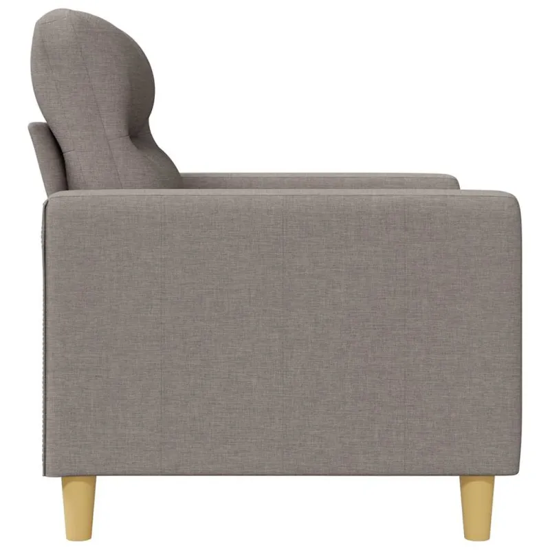 Krėslas, taupe spalvos, 60cm, audinys