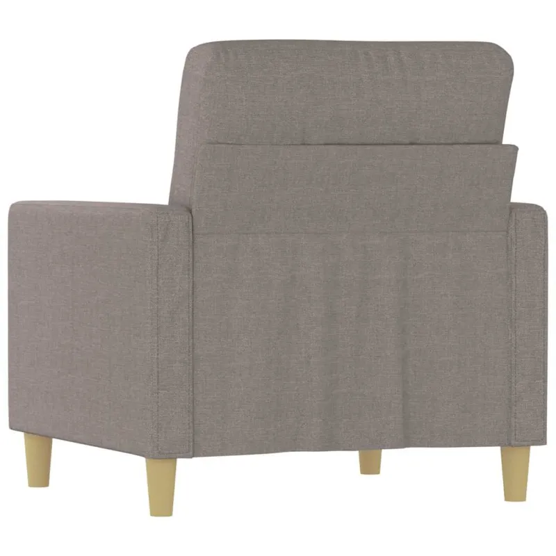 Krėslas, taupe spalvos, 60cm, audinys