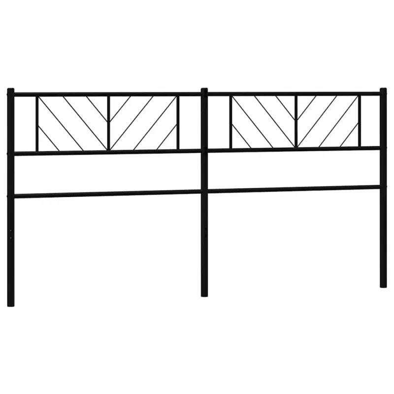 Metalinis pakaitinis galvūgalis, juodos spalvos, 200cm