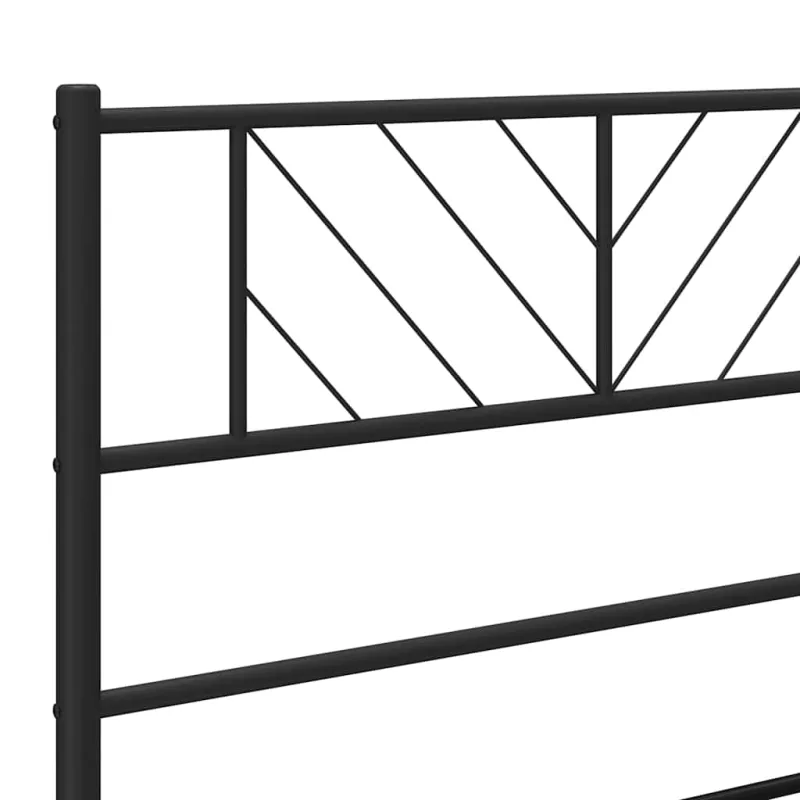 Metalinis pakaitinis galvūgalis, juodos spalvos, 200cm