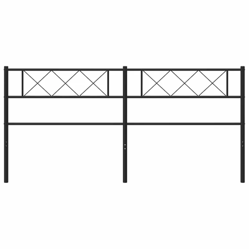 Metalinis pakaitinis galvūgalis, juodos spalvos, 160cm