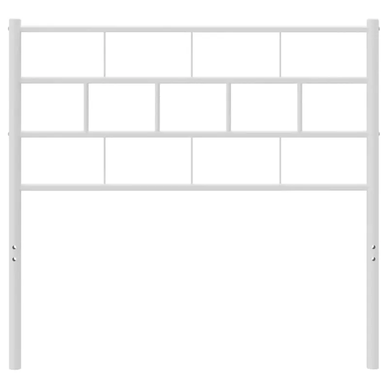 Metalinis pakaitinis galvūgalis, baltos spalvos, 80cm
