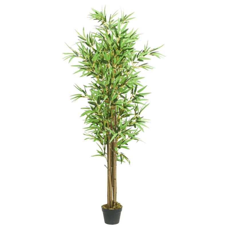 Dirbtinis bambukas, žalios spalvos, 180cm, 1288 lapų