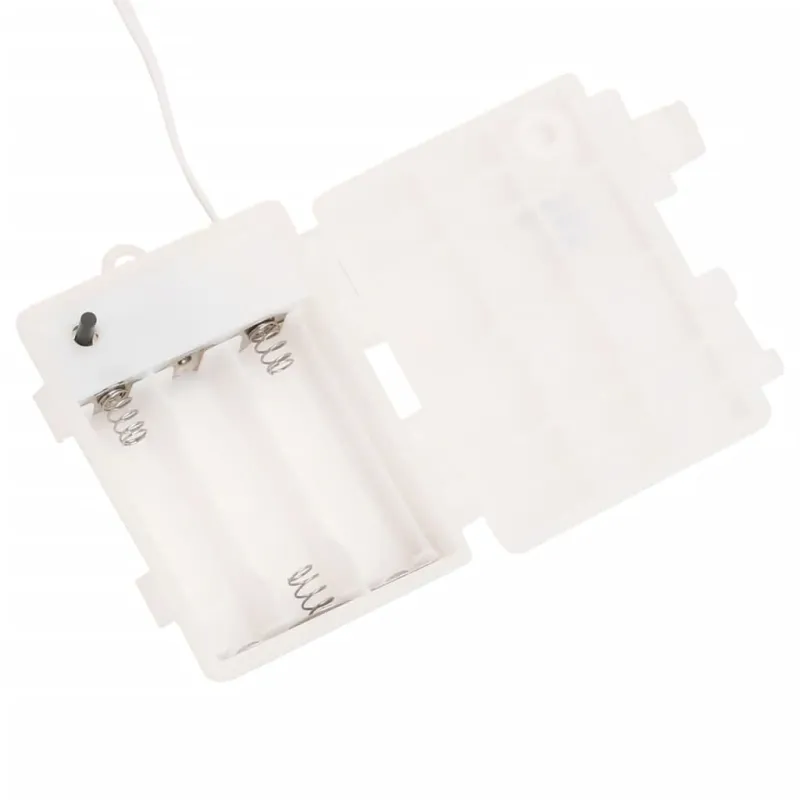 Kalėdiniai šviestuvai su LED, 3vnt., raudoni, sulankstomi