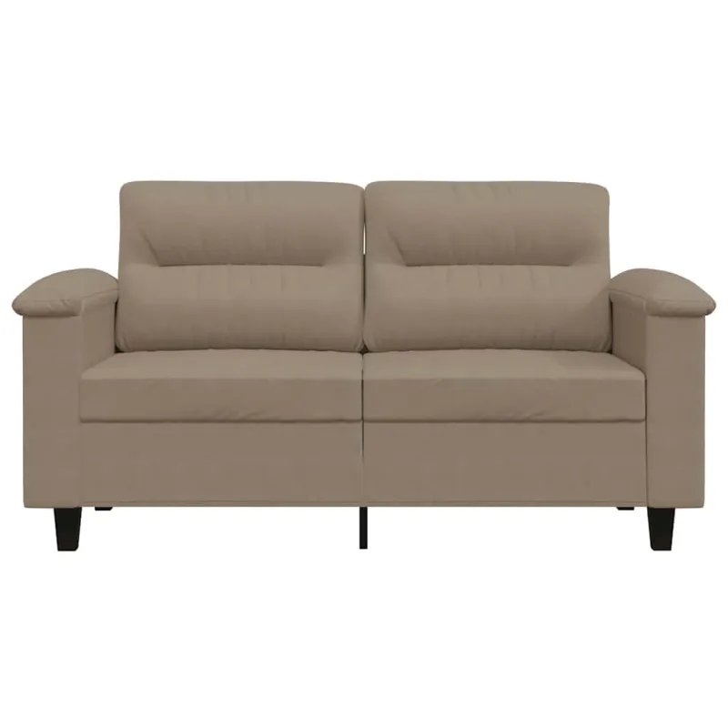 Dvivietė sofa, taupe spalvos, 120cm, mikropluošto audinys