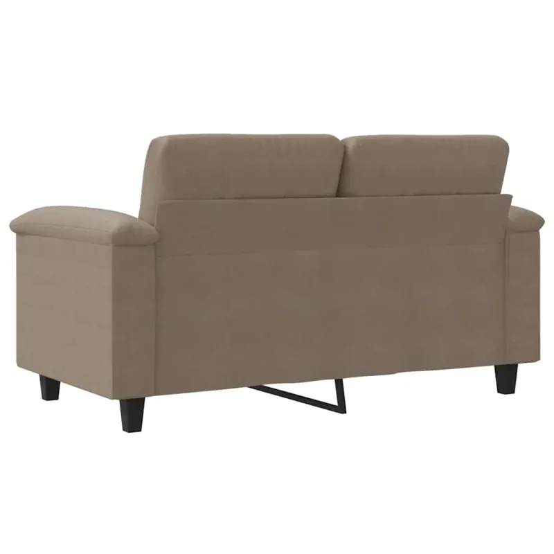 Dvivietė sofa, taupe spalvos, 120cm, mikropluošto audinys