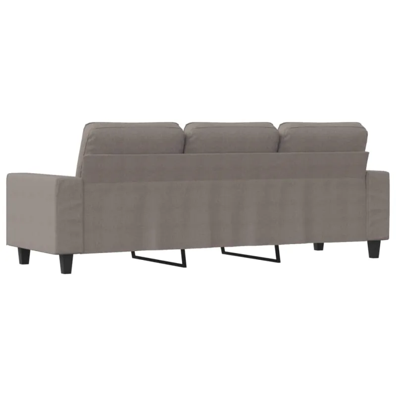 Trivietė sofa, taupe spalvos, 180cm, audinys