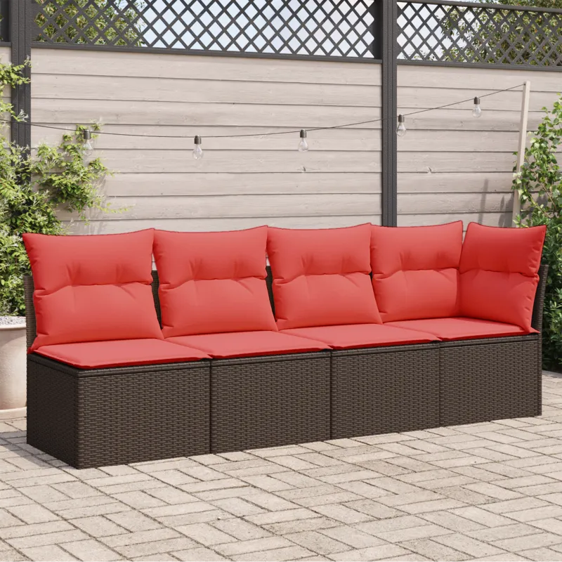 Sodo sofa | su pagalve Ruda 227 x 62 x 69 cm poliratanas