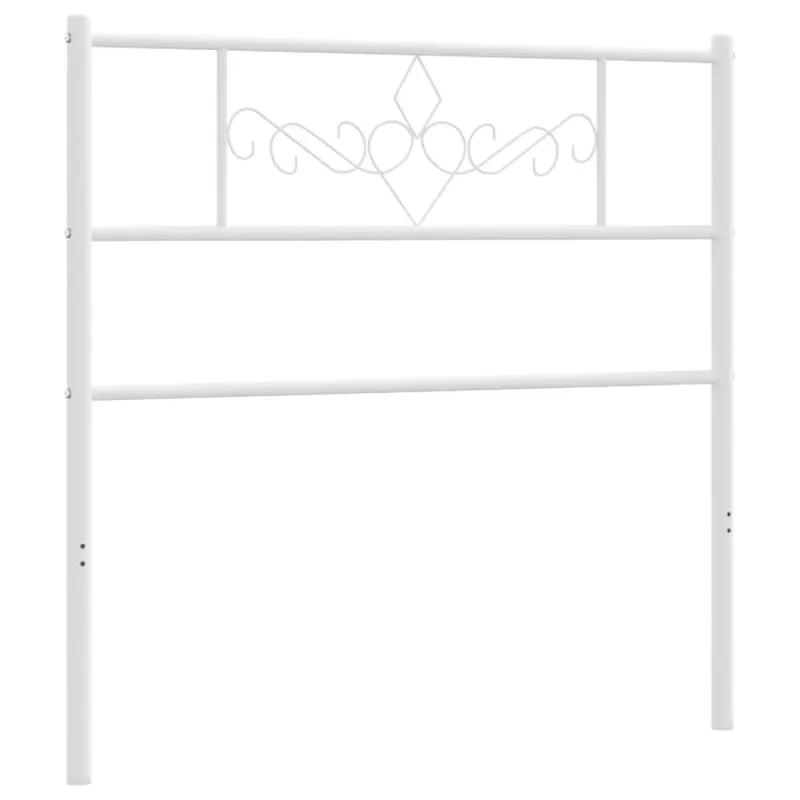 Metalinis pakaitinis galvūgalis, baltos spalvos, 75cm