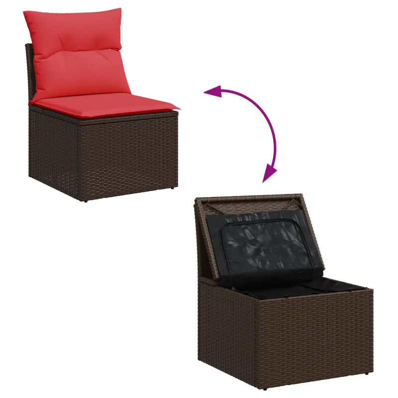 Sodo sofa | su pagalve Ruda 55 x 62 x 69 cm Poli ratanas
