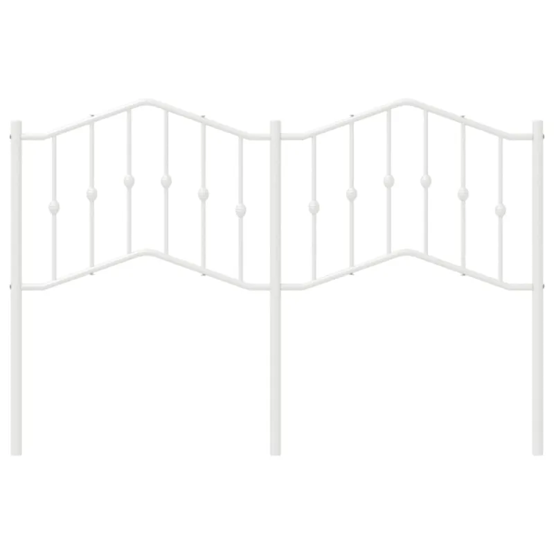 Metalinis pakaitinis galvūgalis, baltos spalvos, 140cm