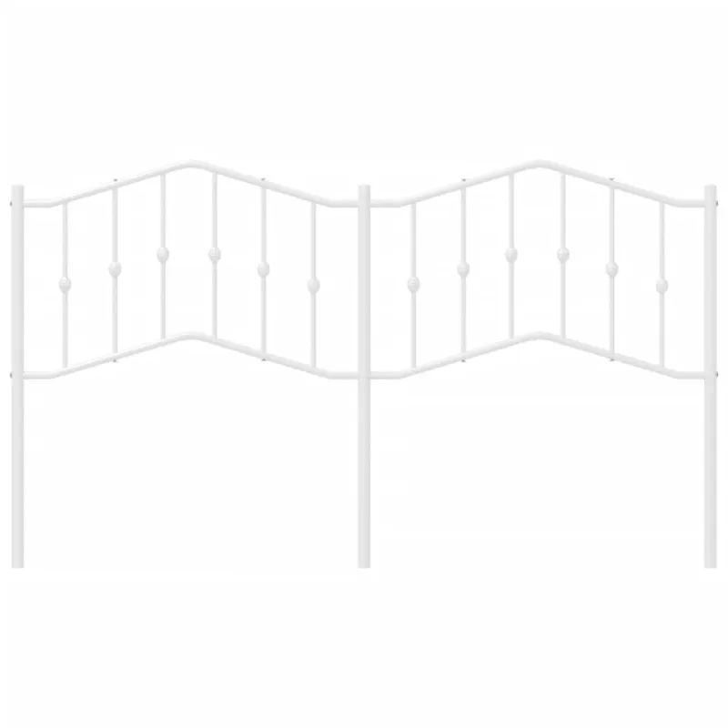 Metalinis pakaitinis galvūgalis, baltos spalvos, 160cm