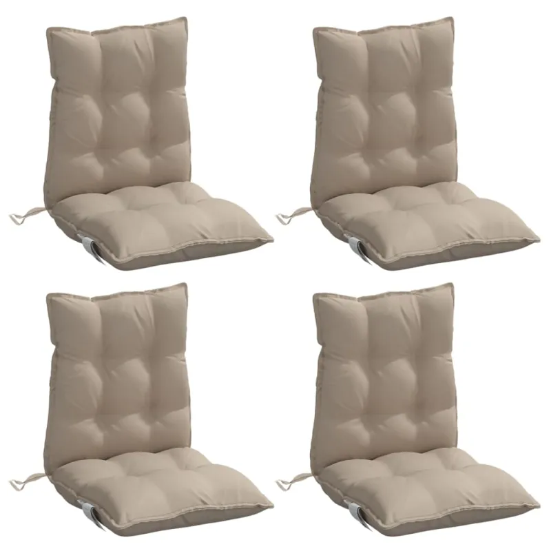 Kėdės pagalvėlės, 4vnt., taupe, oksfordo audinys