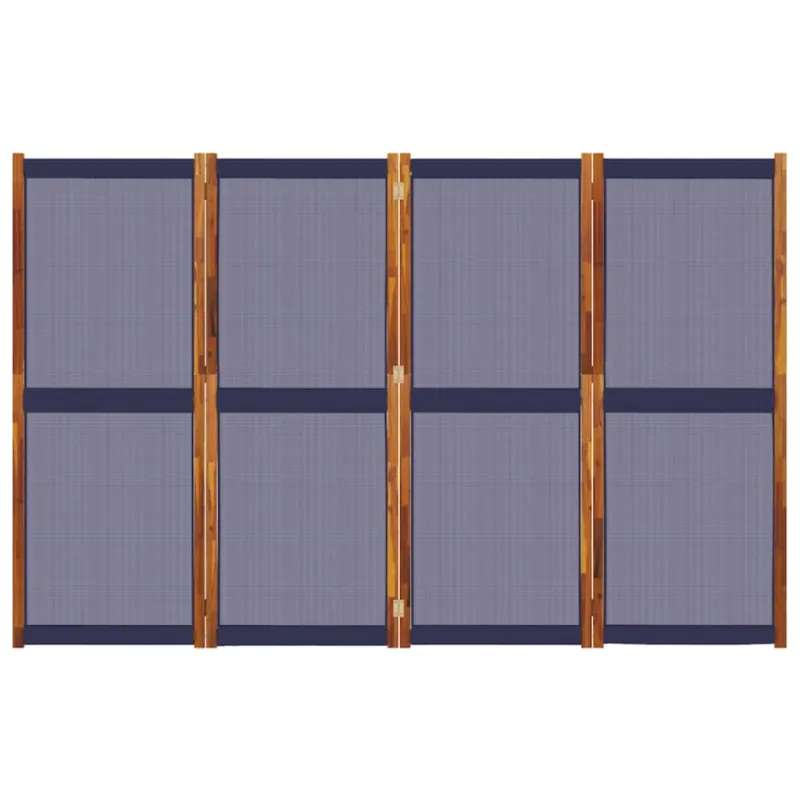 Kambario pertvara, 4 segmentai, tamsiai mėlyna, 280x180cm