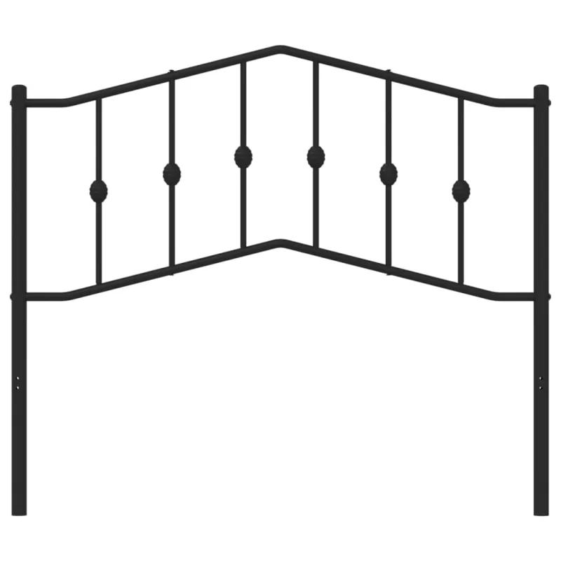 Metalinis pakaitinis galvūgalis, juodos spalvos, 107cm