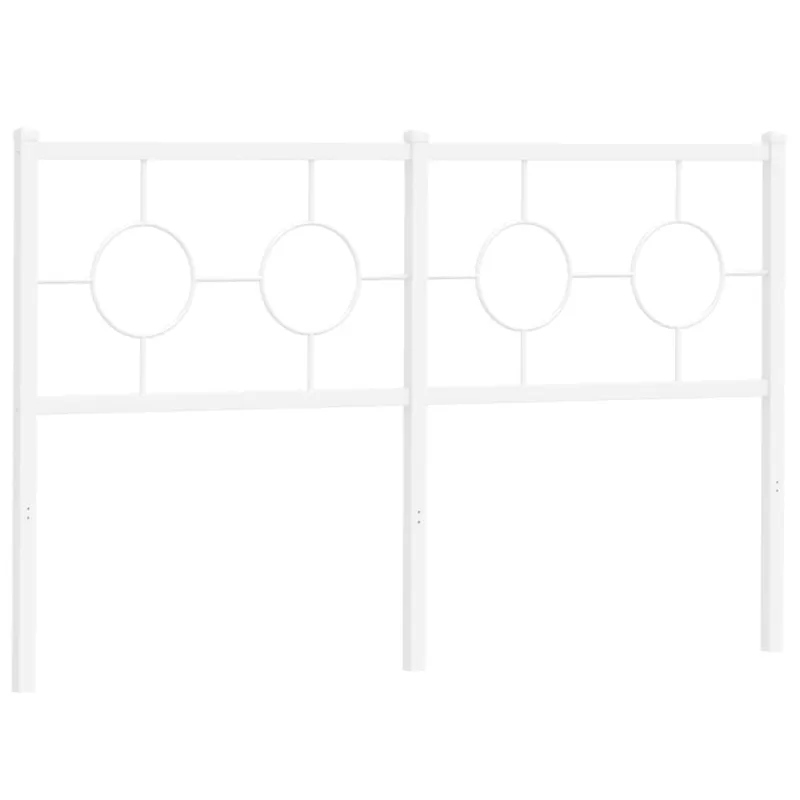 Metalinis pakaitinis galvūgalis, baltos spalvos, 140cm