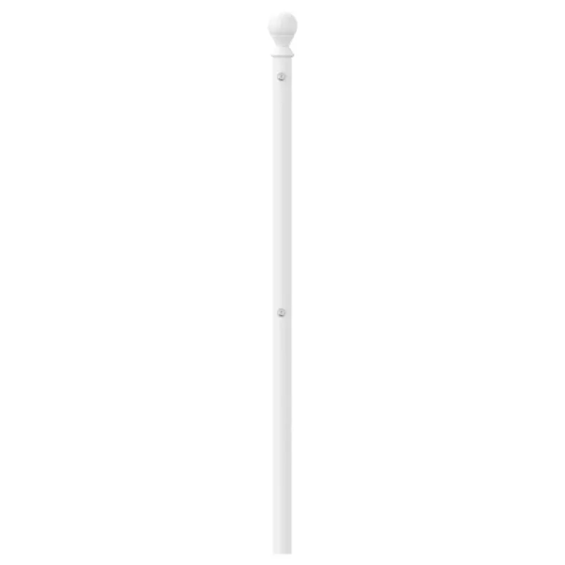 Metalinis pakaitinis galvūgalis, baltos spalvos, 75cm