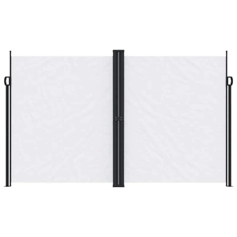 Ištraukiama šoninė markizė, baltos spalvos, 200x600cm