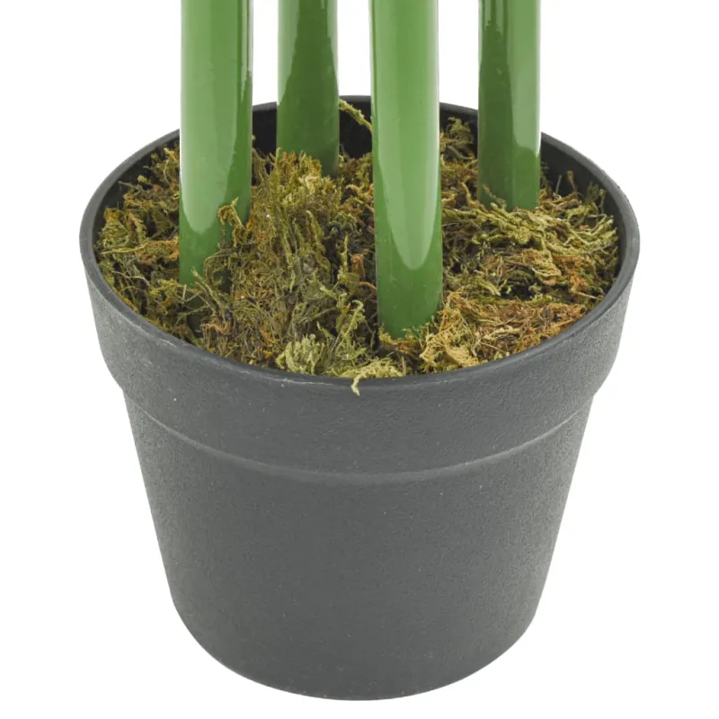 Dirbtinis bambukas, žalios spalvos, 120cm, 384 lapai