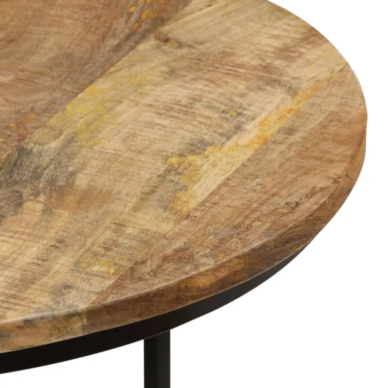 Sudedami staliukai, 2vnt., neapdorota mango mediena