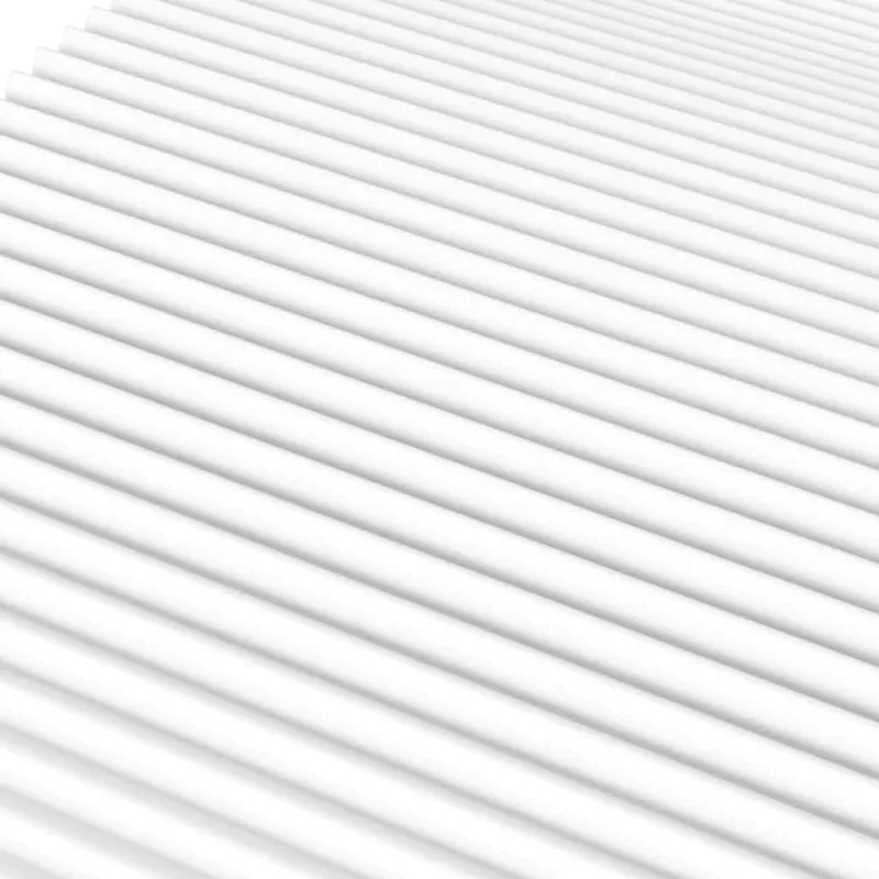 Poroloninis čiužinys, baltos spalvos, 100x210cm, H2/H3 kietumo