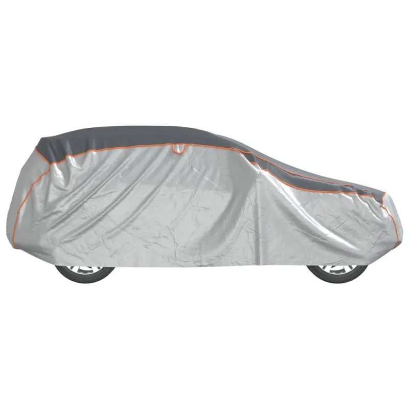 Automobilio uždangalas visureigiams, pilkas ir sidabrinis, XL