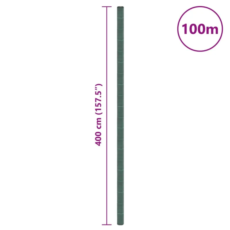 Membrana nuo piktžolių, žalios spalvos, 4x100m, PP